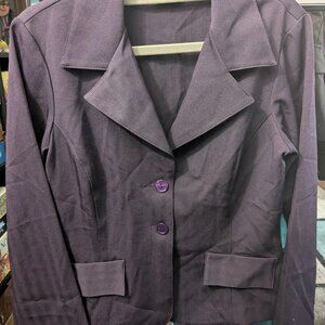 Baby Doll Purple Blazer Size L